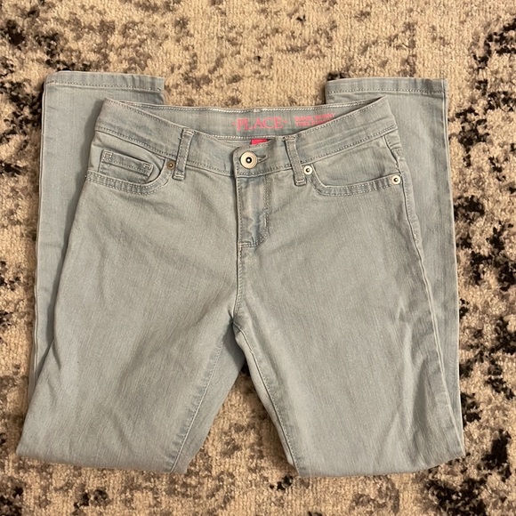 The Children's Place Girls Basic Stretch Skinny Jeans in Sky Wash, sz 8 - Picture 5 of 9